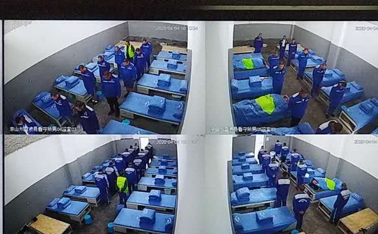 雷波縣看守所組織在押人員開展公祭活動