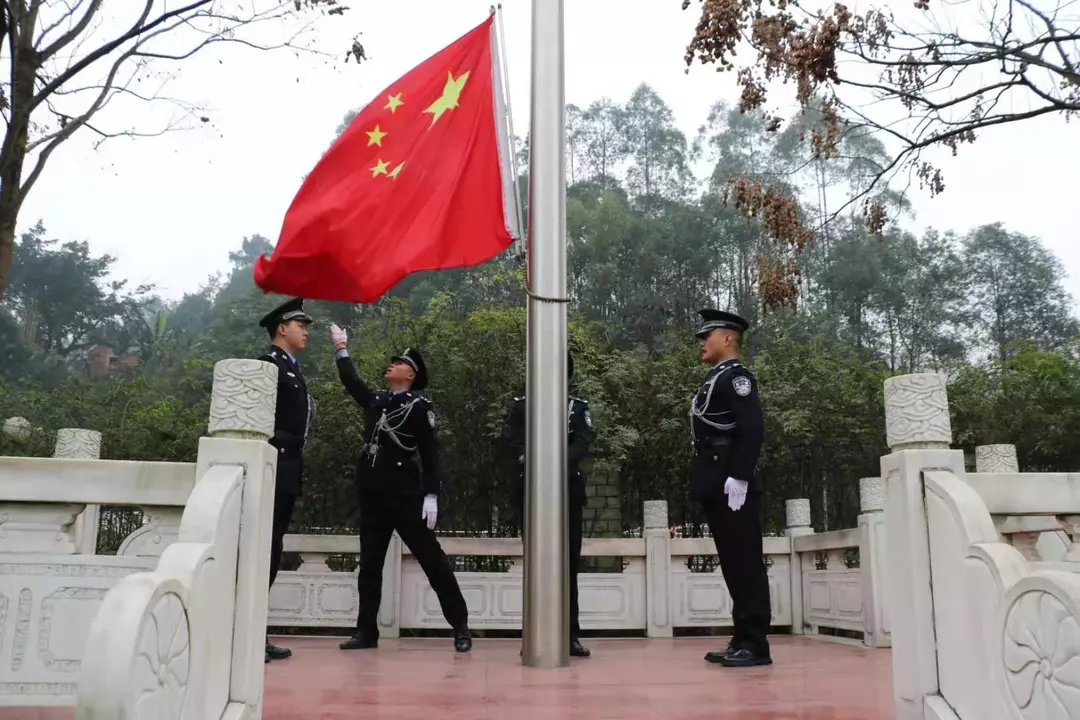 新啟航 宜賓監獄舉行2021新年升國旗儀式