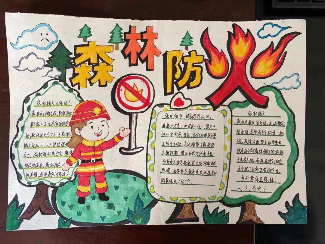 隴西中心校九一班   羅秦鎂同學(xué)森林防火手抄報(bào).jpg