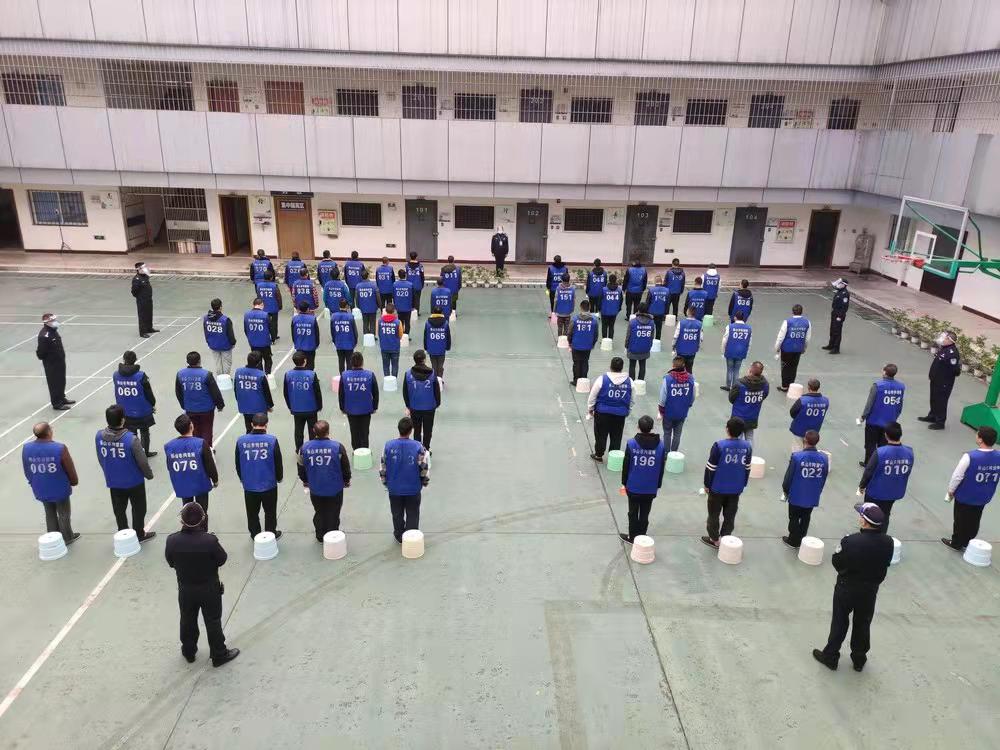 樂山市拘留所一名拘留期滿即將出所人員因故意損毀公共財物再被拘